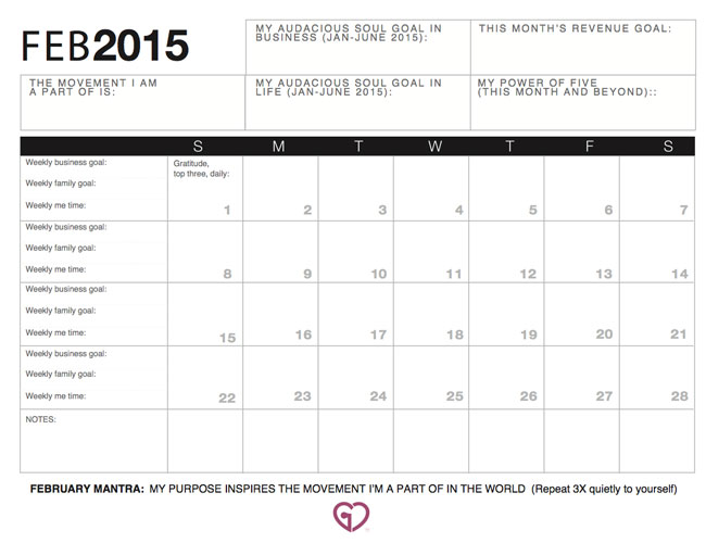 February Calendar